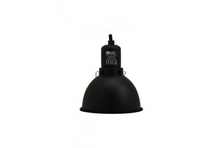 Support double pour lampes chauffantes - Dôme noir pour terrarium