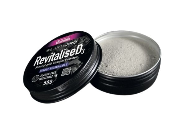EarthPro RevitaliseD3 Calcium avec D3 50 g EarthPro RevitaliseD3 Calcium avec D3 50 g