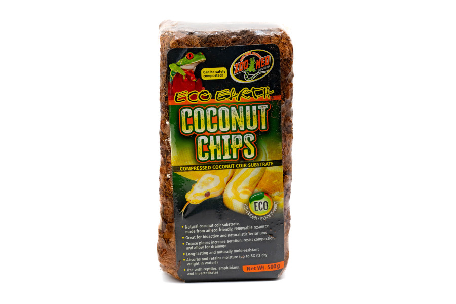 Eco Earth Eclats 500g - Eclats de coco en brique Eco Earth Eclats 500g - Eclats de coco en brique