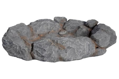 Drinking bowl grey stone moyen