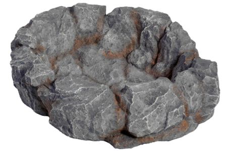 Drinking bowl grey stone moyen