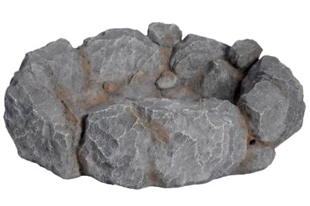 Drinking bowl grey stone moyen