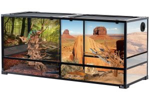 Terrarium en kit avec séparation amovible