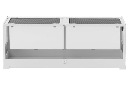 Terrarium en KIT 120 x 45 x 45 cm "Laqué blanc"