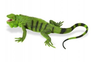 Figurine Iguane vert -...