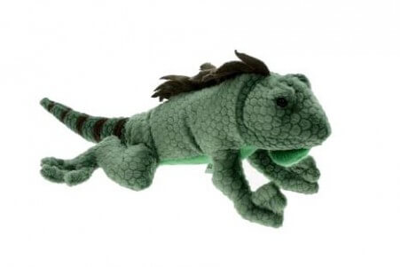 Peluche iguane vert