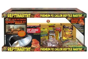 Repti Habitat, Kit Agame Barbu 90 x 45 x 45 cm