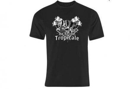 T-shirt homme - logo caméléon - Noir