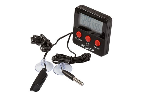 Thermomètre Hygromètre digital pour terrarium avec sonde Trixie Reptiland