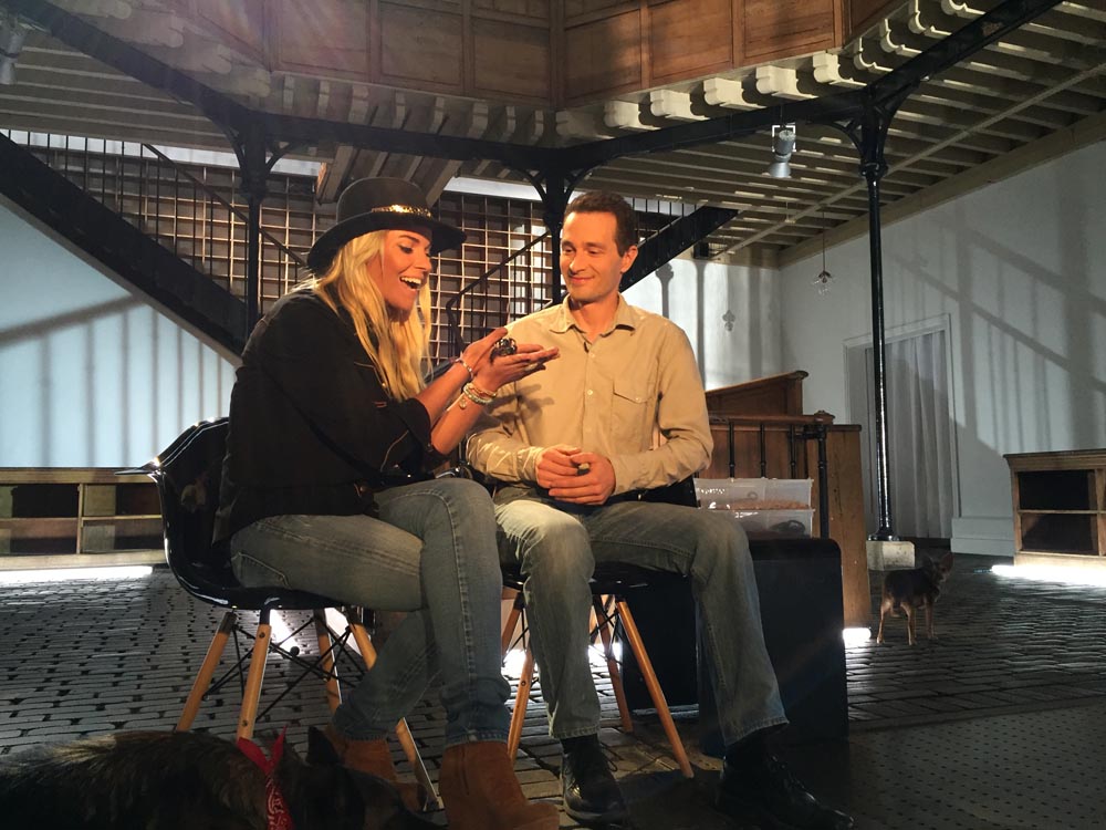 Tournage de l'émission Animaux Stars
