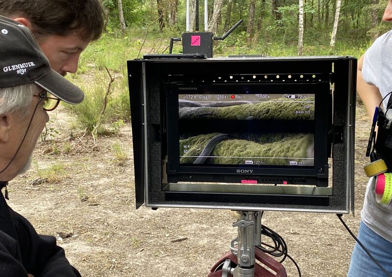 plateau de tournage d'un film