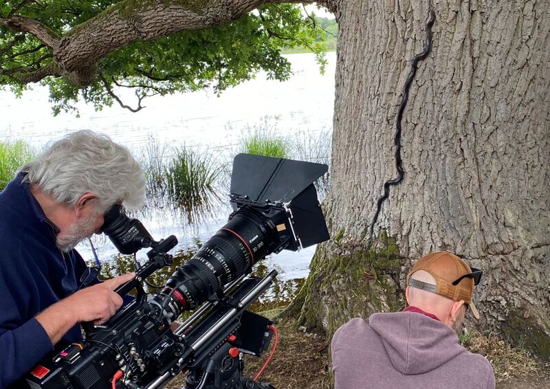 serpent sur tournage du film Le Chêne