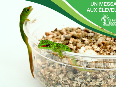 Un message aux éleveurs !